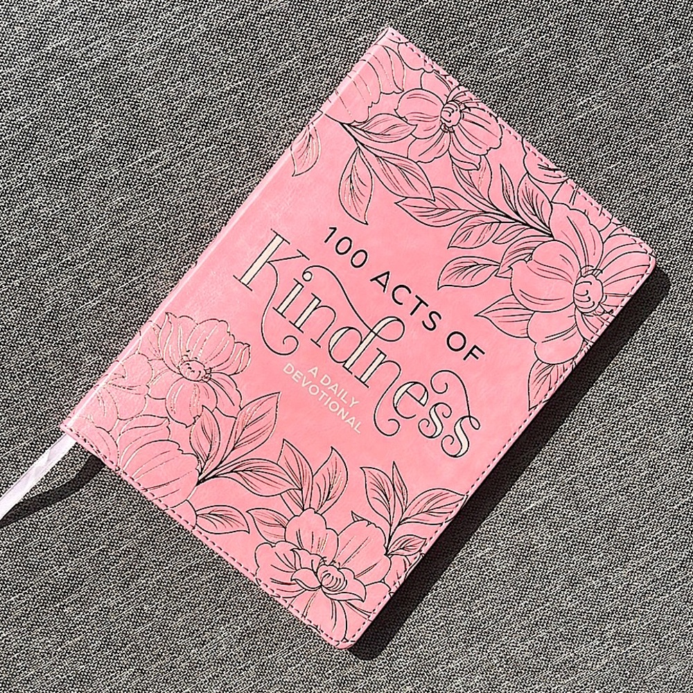 NWT Pink Floral Daily Devotional Journal Prompts